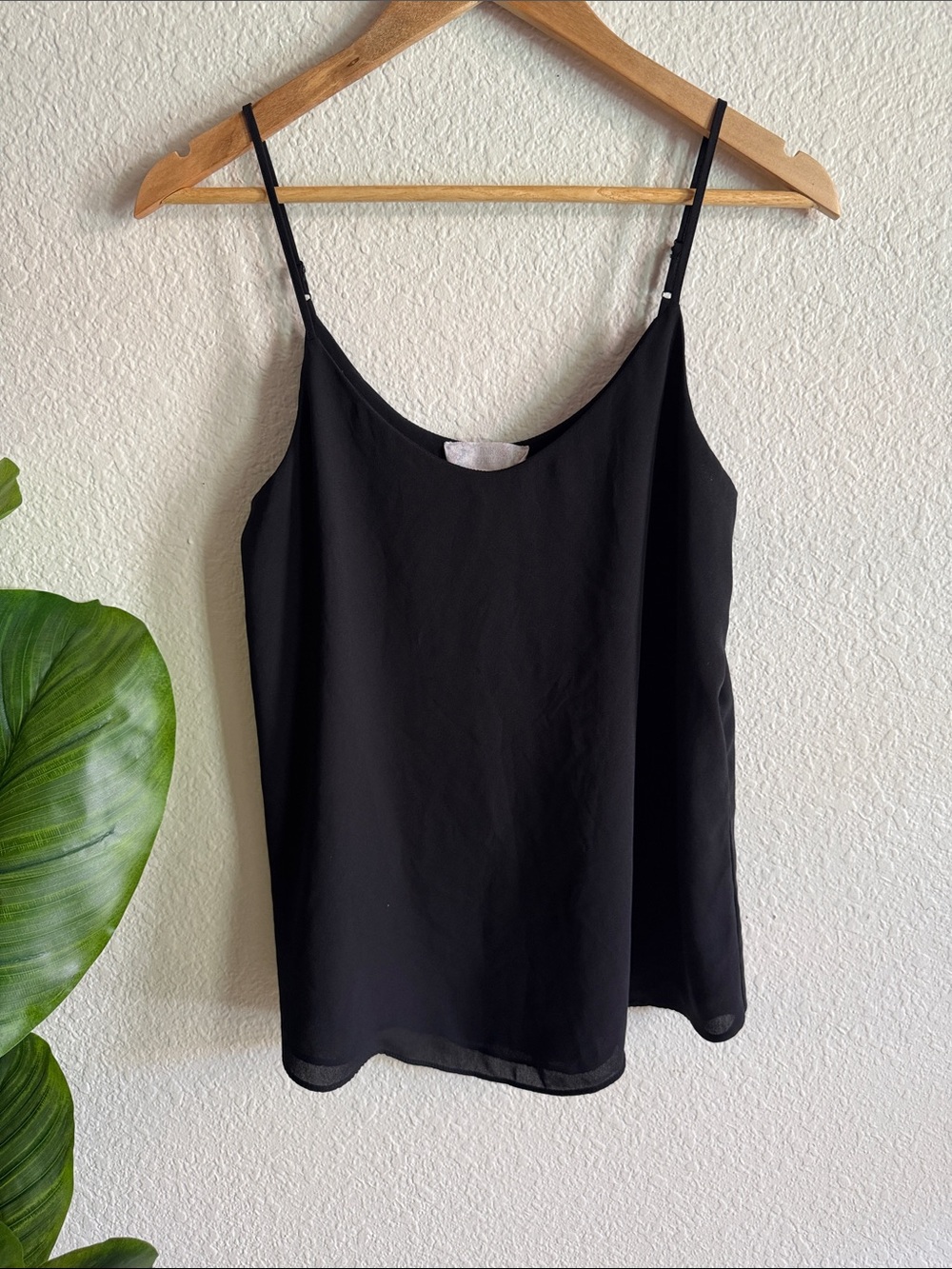 Pink Republic Black Spaghetti Strap Cami
